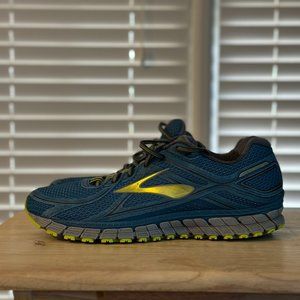Brooks Men's Adrenaline ASR 13 Moroccan Blue/Lime Punch/Anthracite 13 D US